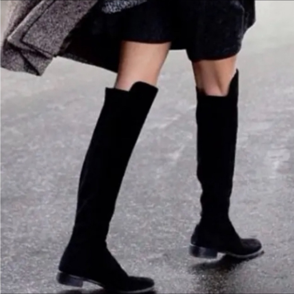 Stuart Weitzman 5050 Suede Over the Knee Boots